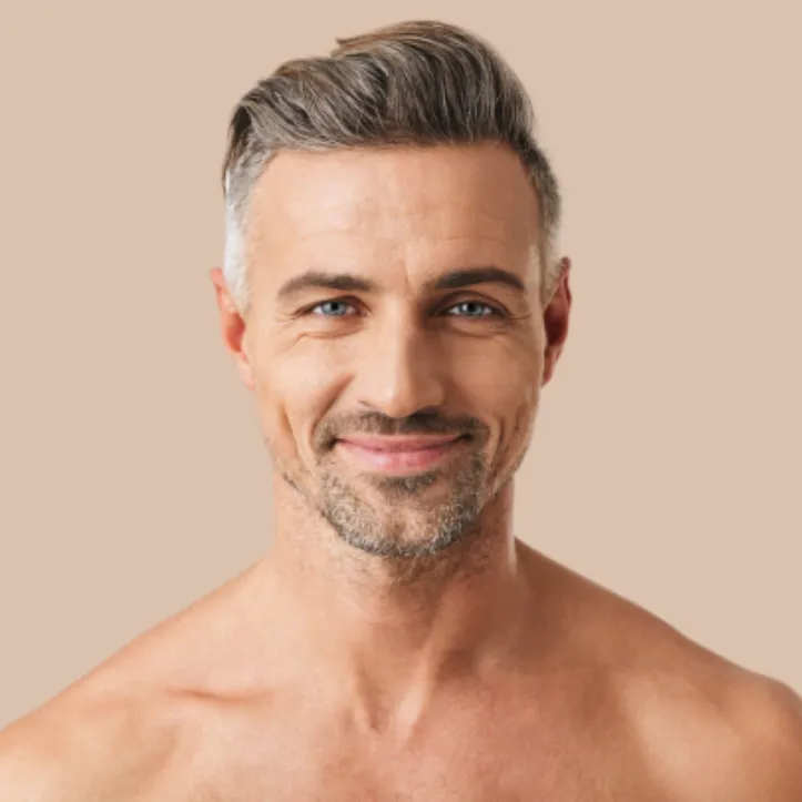 Men with grey hair